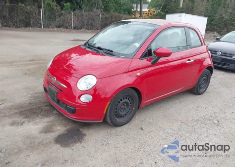 2015 Fiat 500C Pop z USA, uszkodzony, nr VIN 3C3CFFDR1FT663519